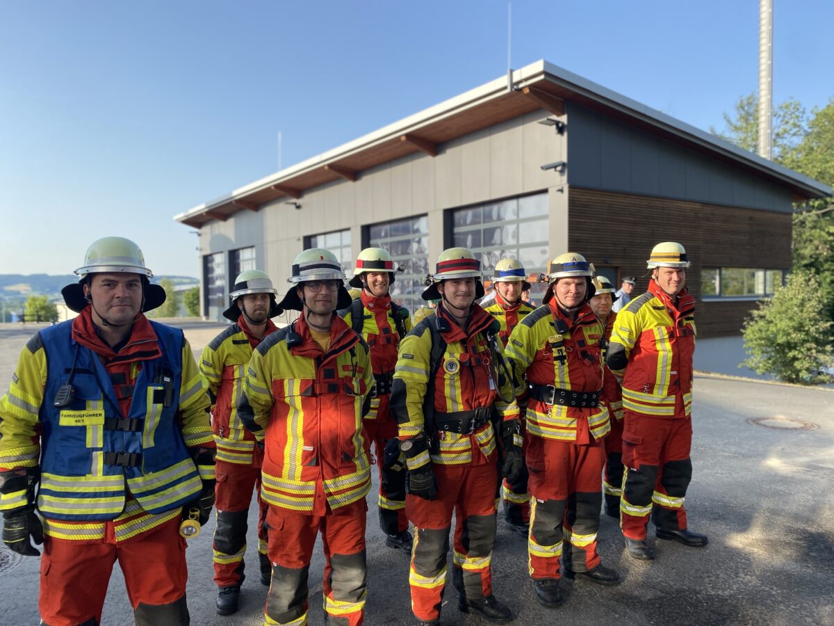 Bei den Floriansjüngern Parkstein läuft das Wasser doppelt