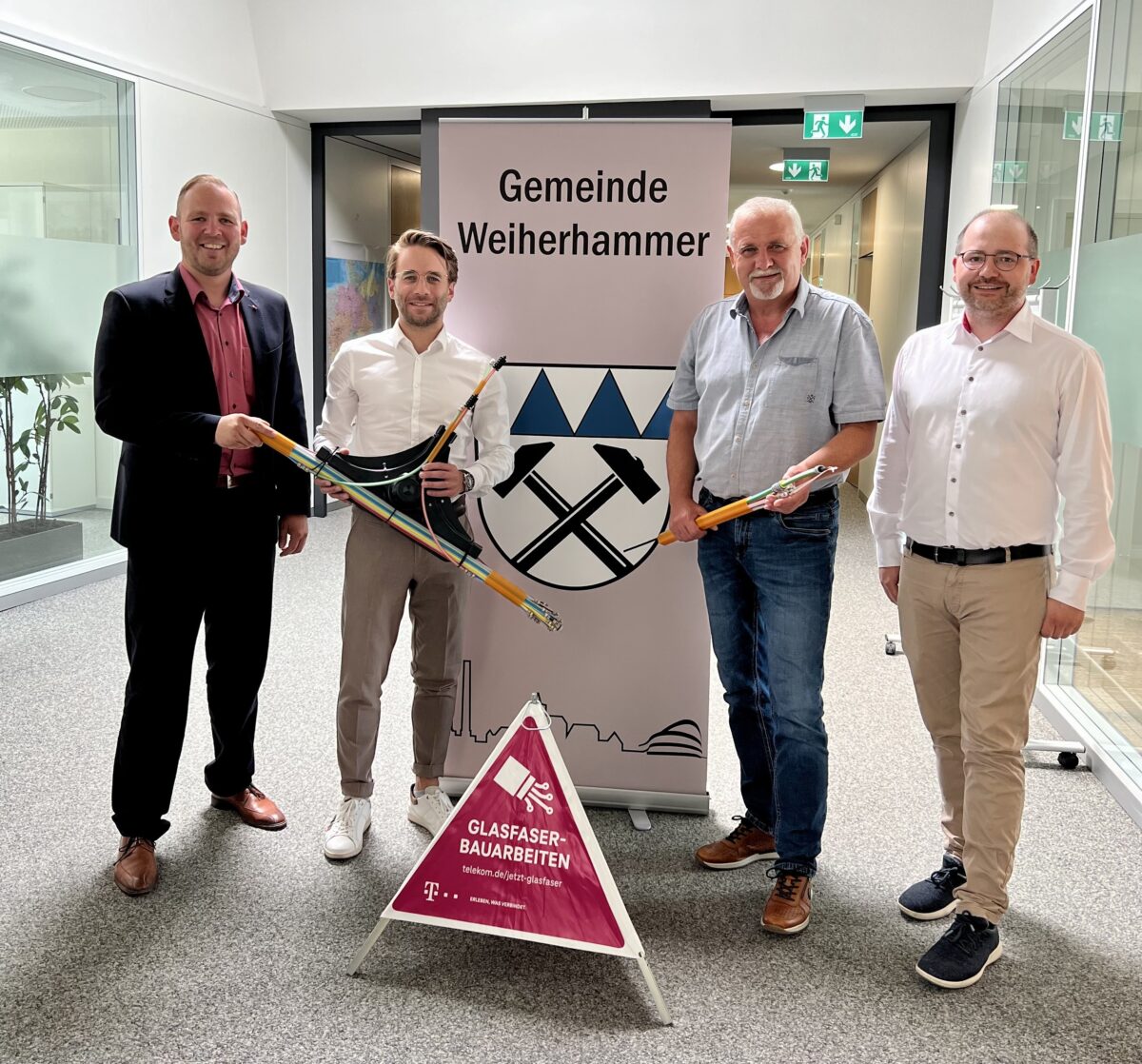 Diese Gemeinde wird mit einem Highspeed Glasfasernetz versorgt