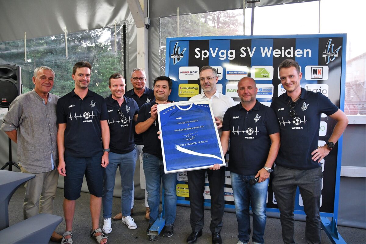 Verletzte Spieler zügig behandeln: SpVgg SV Weiden kooperiert mit Kliniken Nordoberpfalz