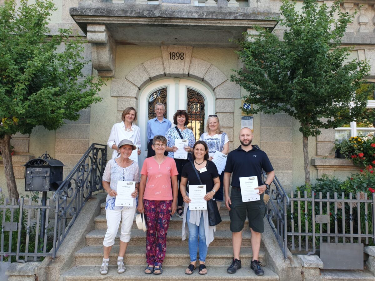 Erste Führung durch die Altstadt Bärnaus
