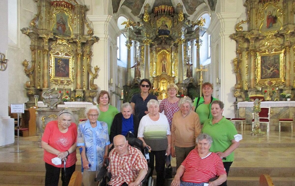 Die Caritas-Tagespflege Pleystein auf Tour