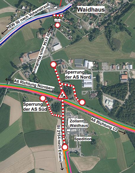 Anschlussstelle Waidhaus wird fit gemacht