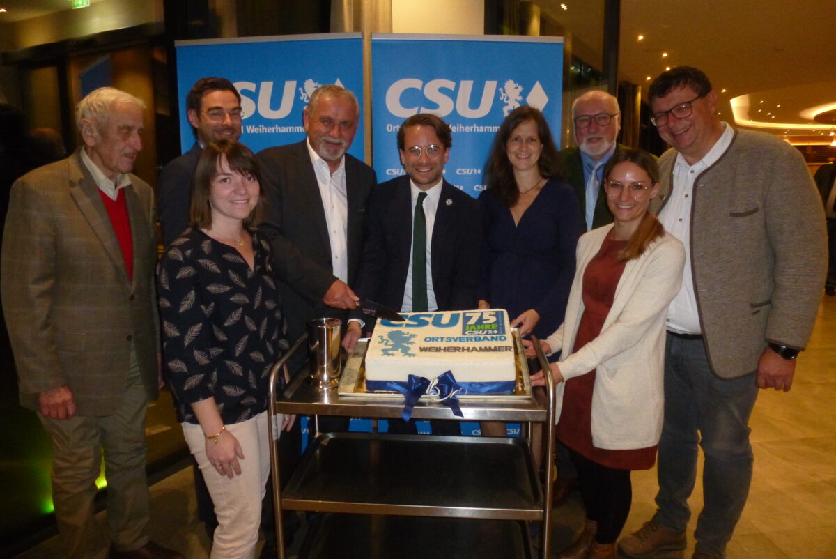 Motor einer Erfolgsgeschichte: Jubiläum der CSU