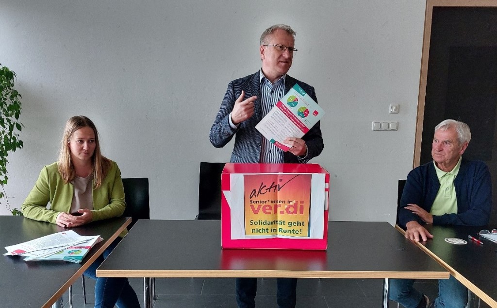 Zu wenig Entlastungen, zu hohe Kosten: Ver.di-Senioren in Weiden