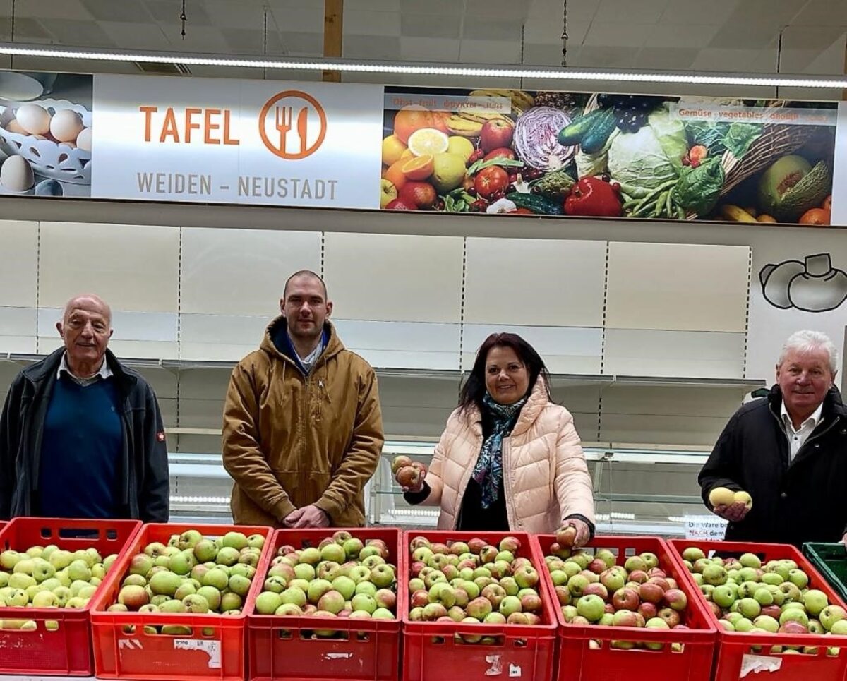 Äpfel für den guten Zweck.