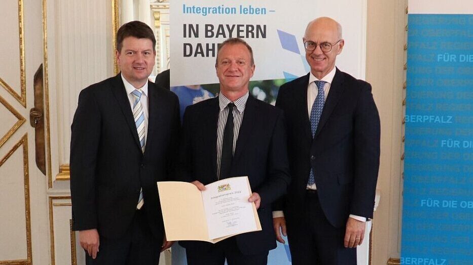 Integrationspreis geht nach Weiden: Eine Auszeichnung für einen, der anpackt