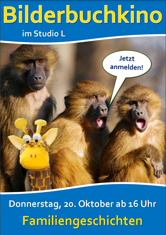 Regionalbibliothek lädt zum Bilderbuchkino ein