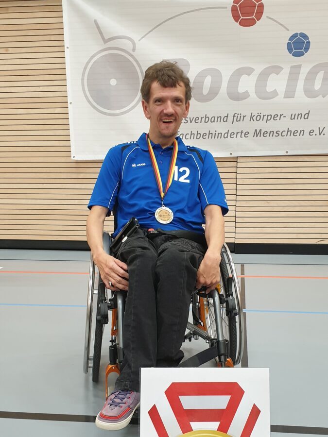 Deutscher Meister im paralympischen Boccia