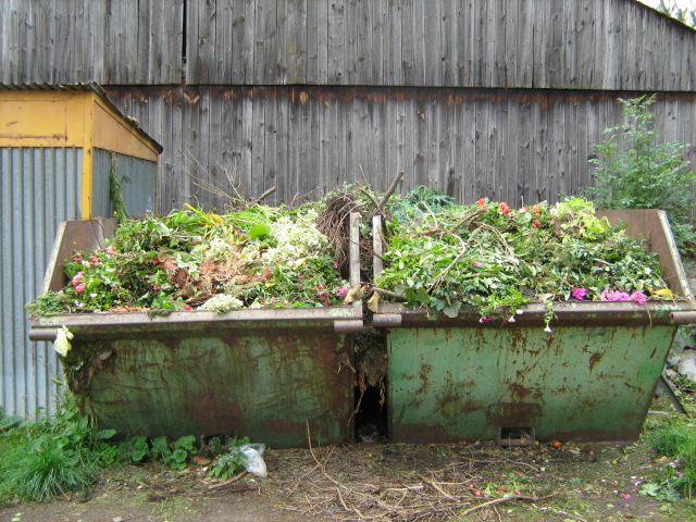 Grüngutcontainer ab Dezember in Winterpause
