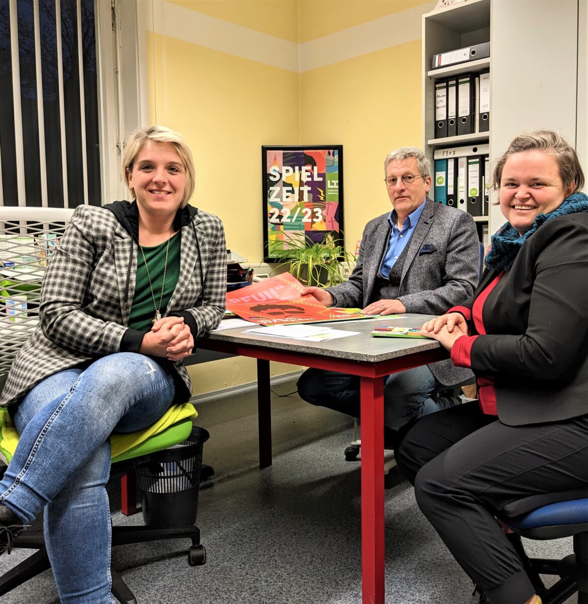 Grüner Besuch beim LTO in Leuchtenberg