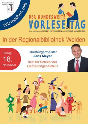 Bundesweiter Vorlesetag in der Regionalbibliothek Weiden