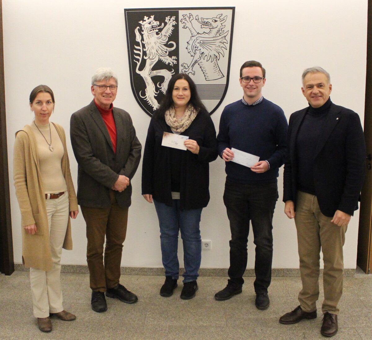 Preisverleihung für Teilnahme an Online-Bürgerumfrage