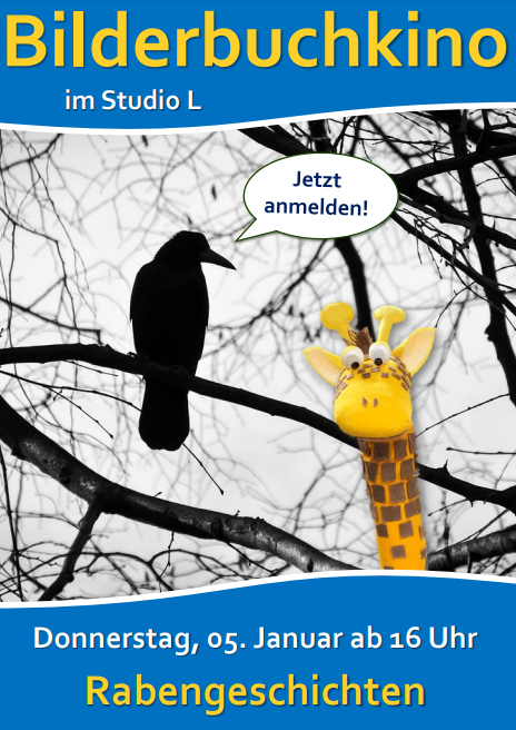 Bilderbuchkino: Zum Jahresbeginn mit den Raben die Welt erkunden