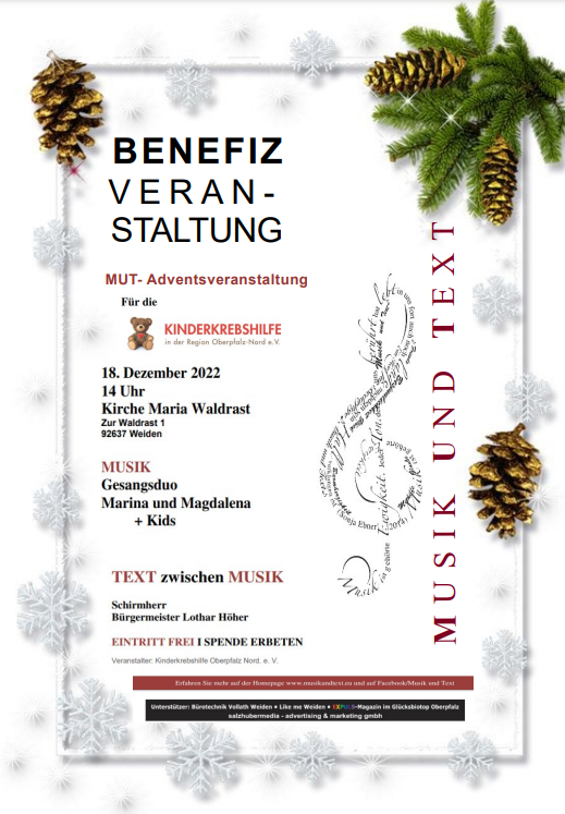 Benefizveranstaltung für die Kinderkrebshilfe