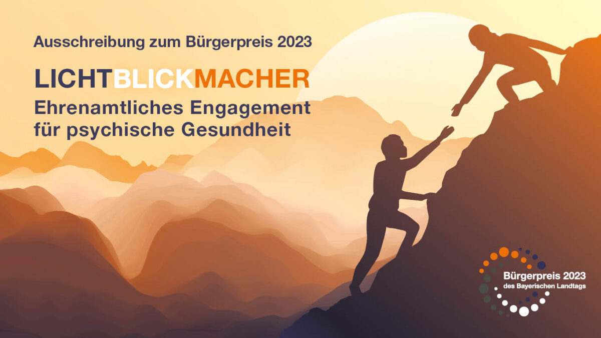 "Lichtblickmacher: Ehrenamtliches Engagement für psychische Gesundheit" gesucht
