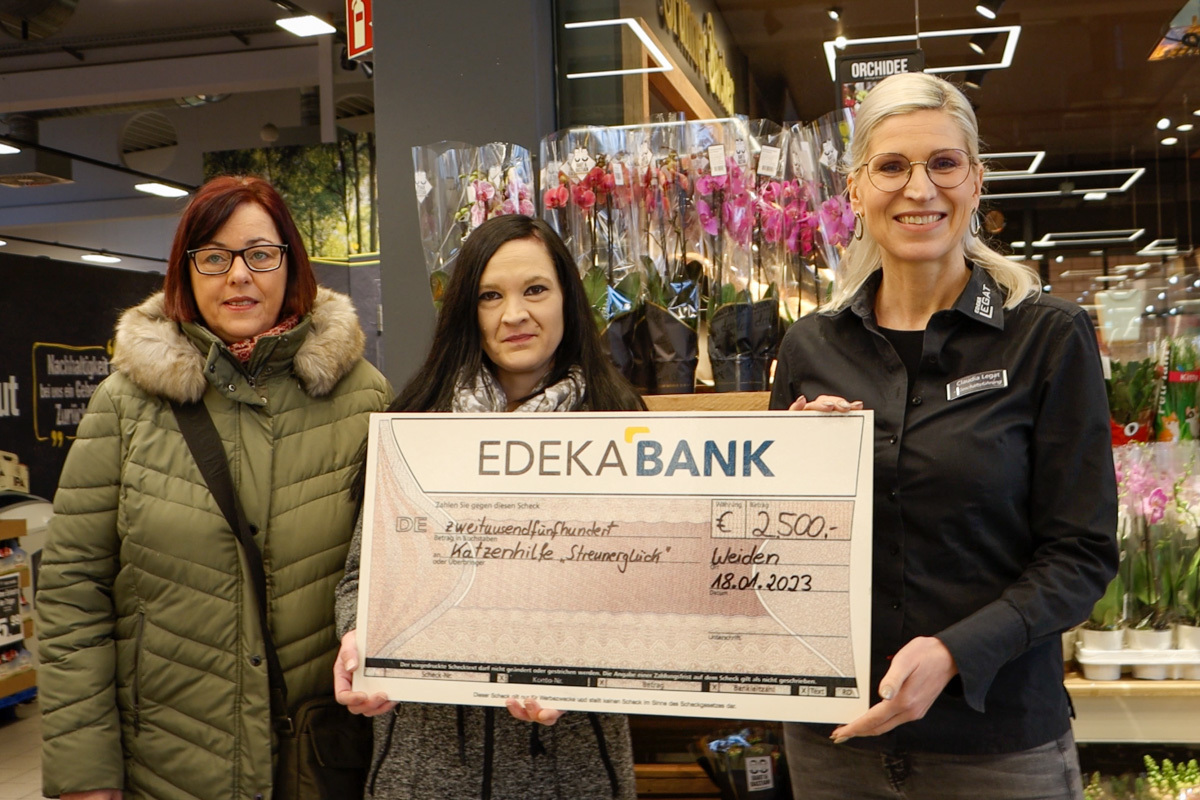 Außergewöhnliche EDEKA-Spendenaktion macht Stubentiger glücklich