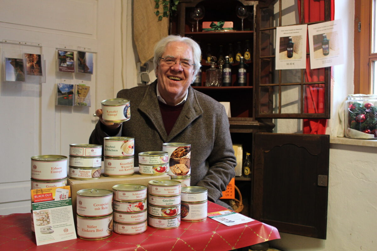 Ein Graf mit Ideen: Schlemmen aus der Notfall-Konserve