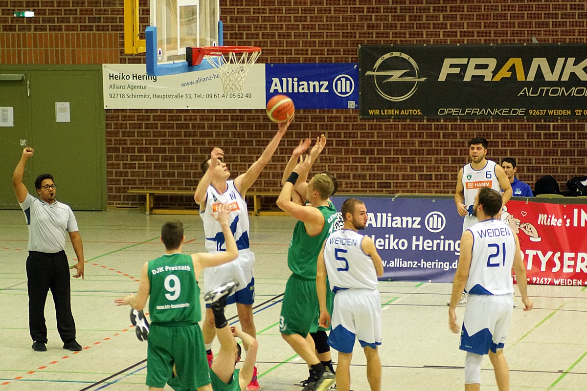 Basketball-Derby: Pressath macht es gegen Weiden spannend