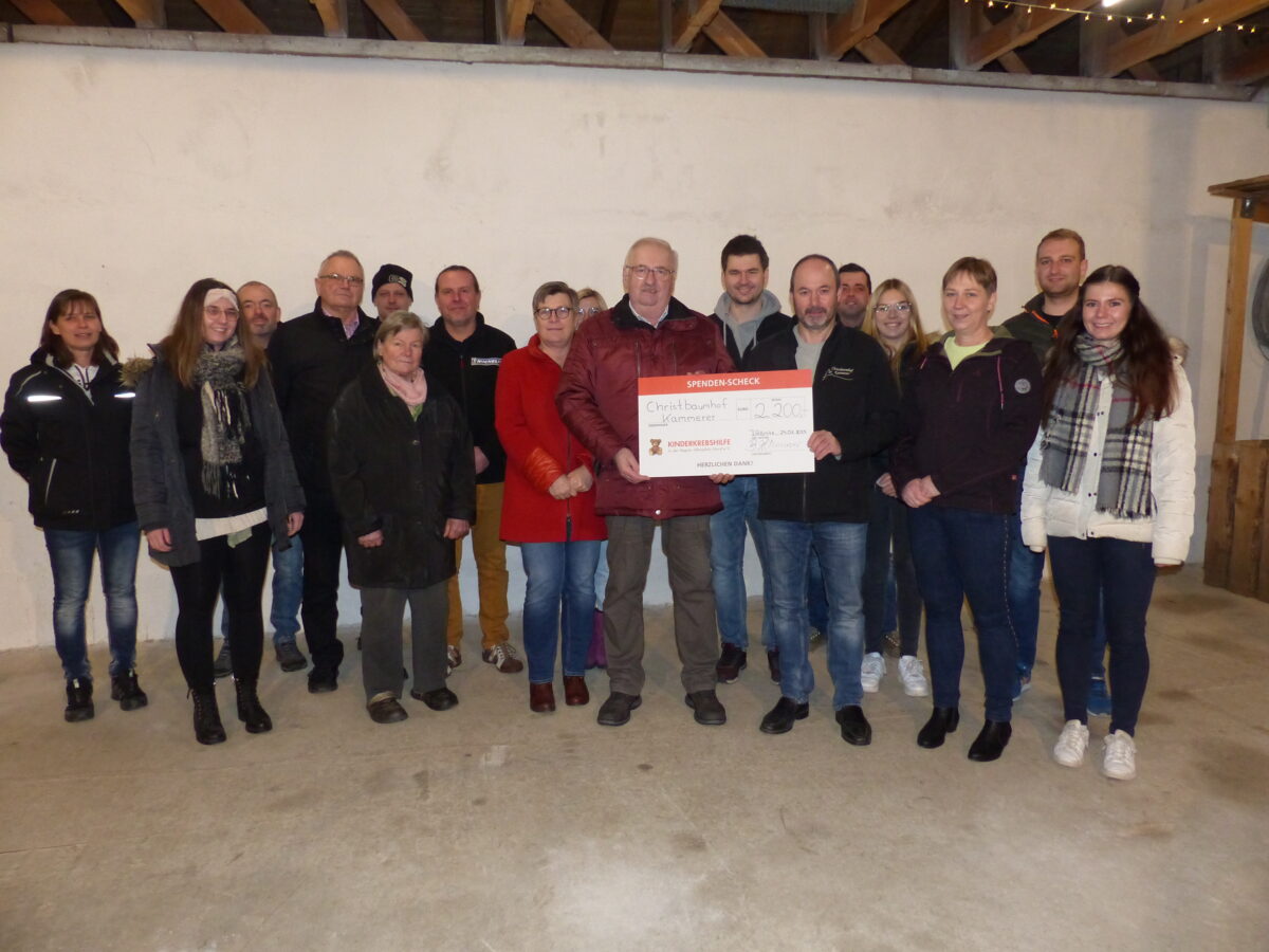 Erlös aus Christbaumverkauf geht an krebskranke Kinder