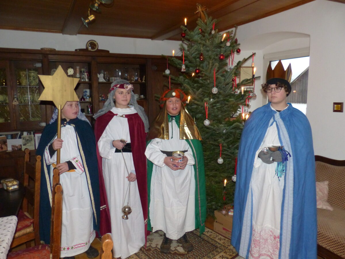 Döllnitzer Sternsinger mit einer klaren Botschaft