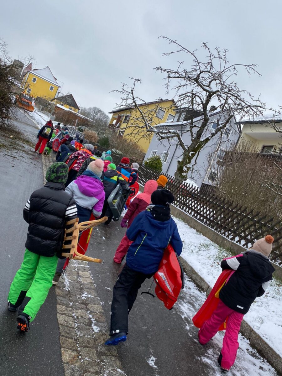 Pädagogisch wertvolle Winterfreuden in Leuchtenberg