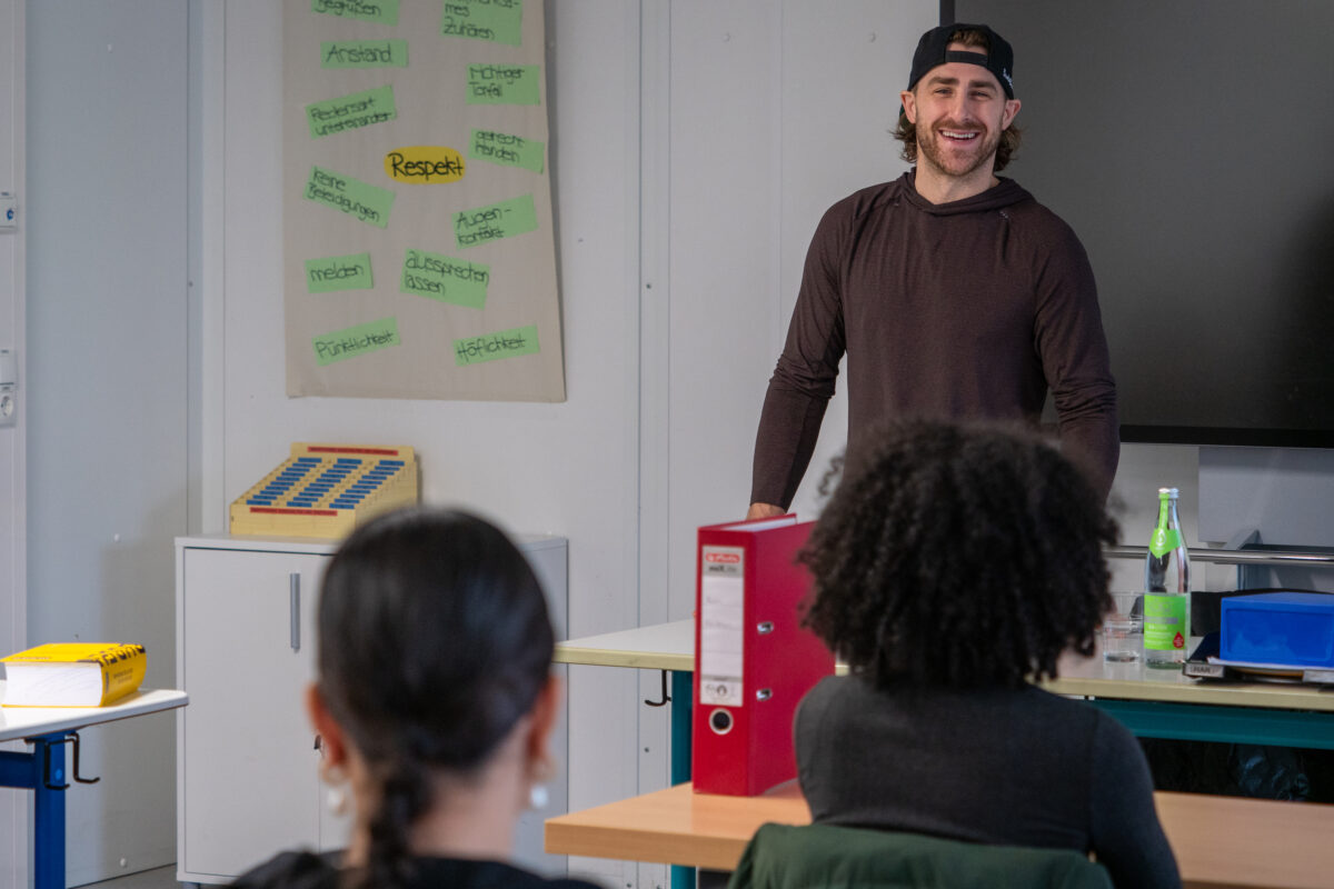 Englischunterricht der besonderen Art an der Pestalozzi-Mittelschule