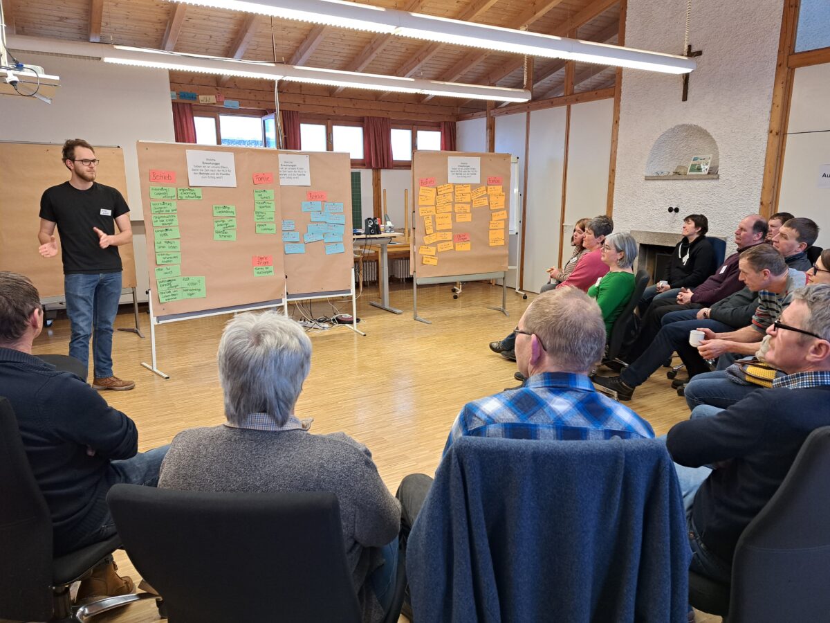 Wie ist die Zukunft meines Familienbetriebes - der etwas andere "Elternsprechtag"