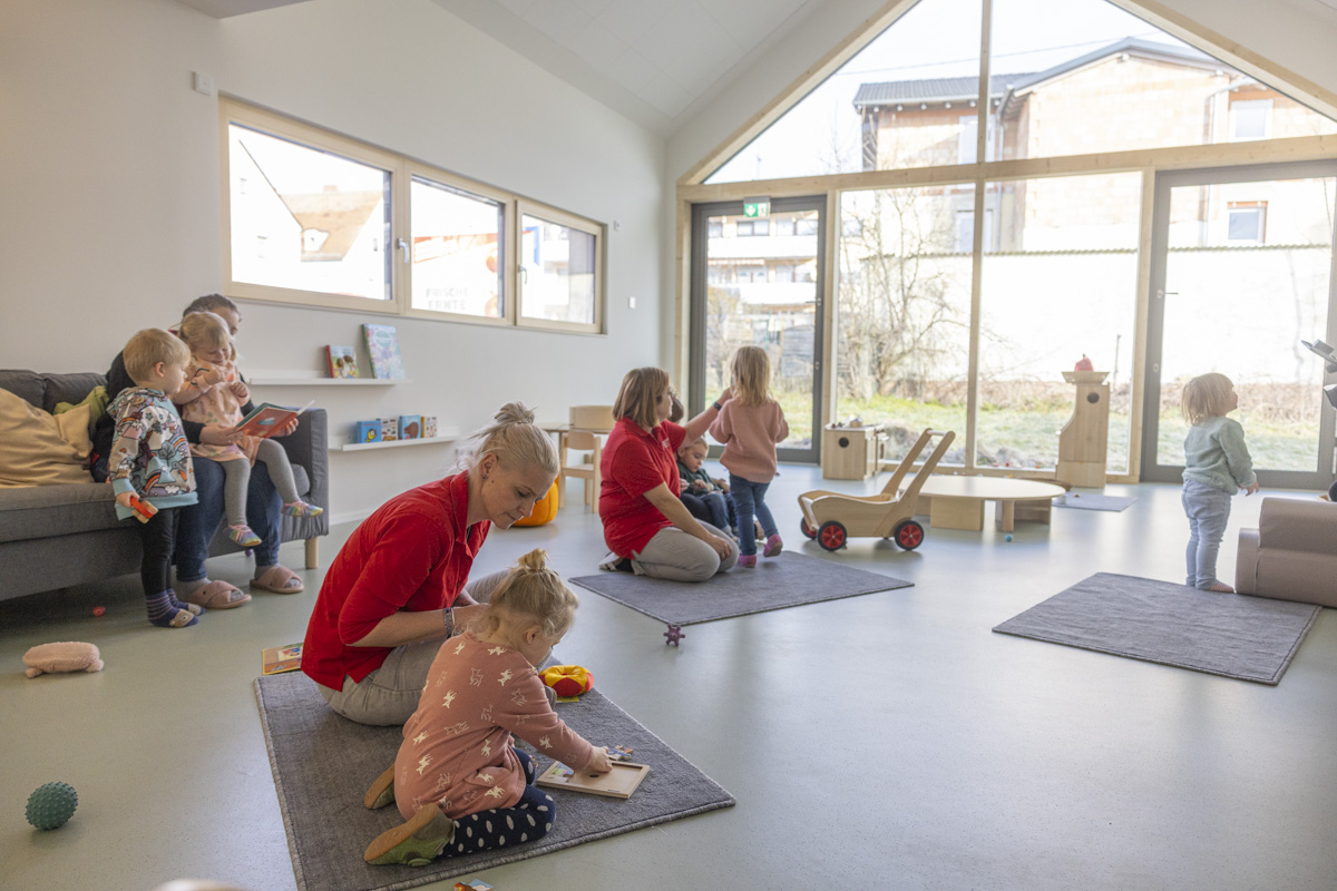 Das Ambiente des Kinderhauses Tonwerker lässt Kinderherzen höher schlagen