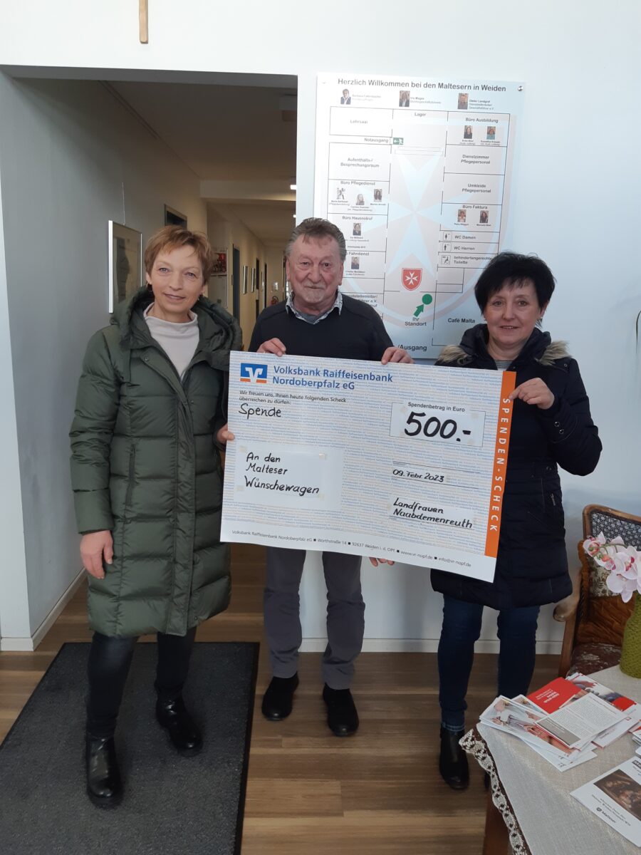 Überraschungsbesuch bei den Maltesern: Spende für unvergessliche Momente