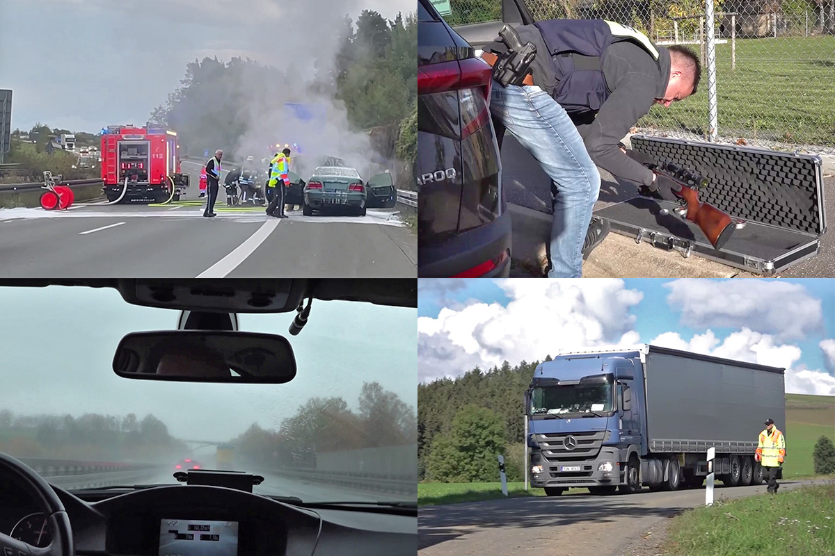 Auf der Jagd nach Rasern mit der Verkehrspolizei Weiden