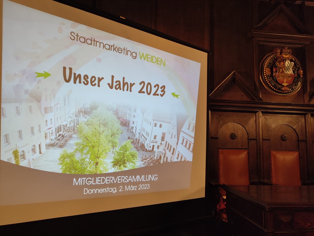 Stadtmarketing: Die Trümpfe von Weiden bestens präsentieren