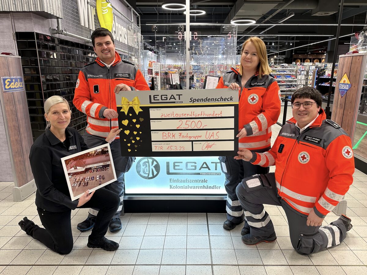 Tausende Pfandbons für Fachgruppe des BRK