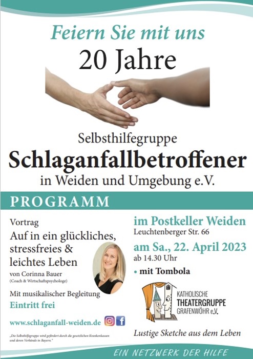 Selbsthilfegruppe Schlaganfallbetroffener feiert 20-jähriges Bestehen