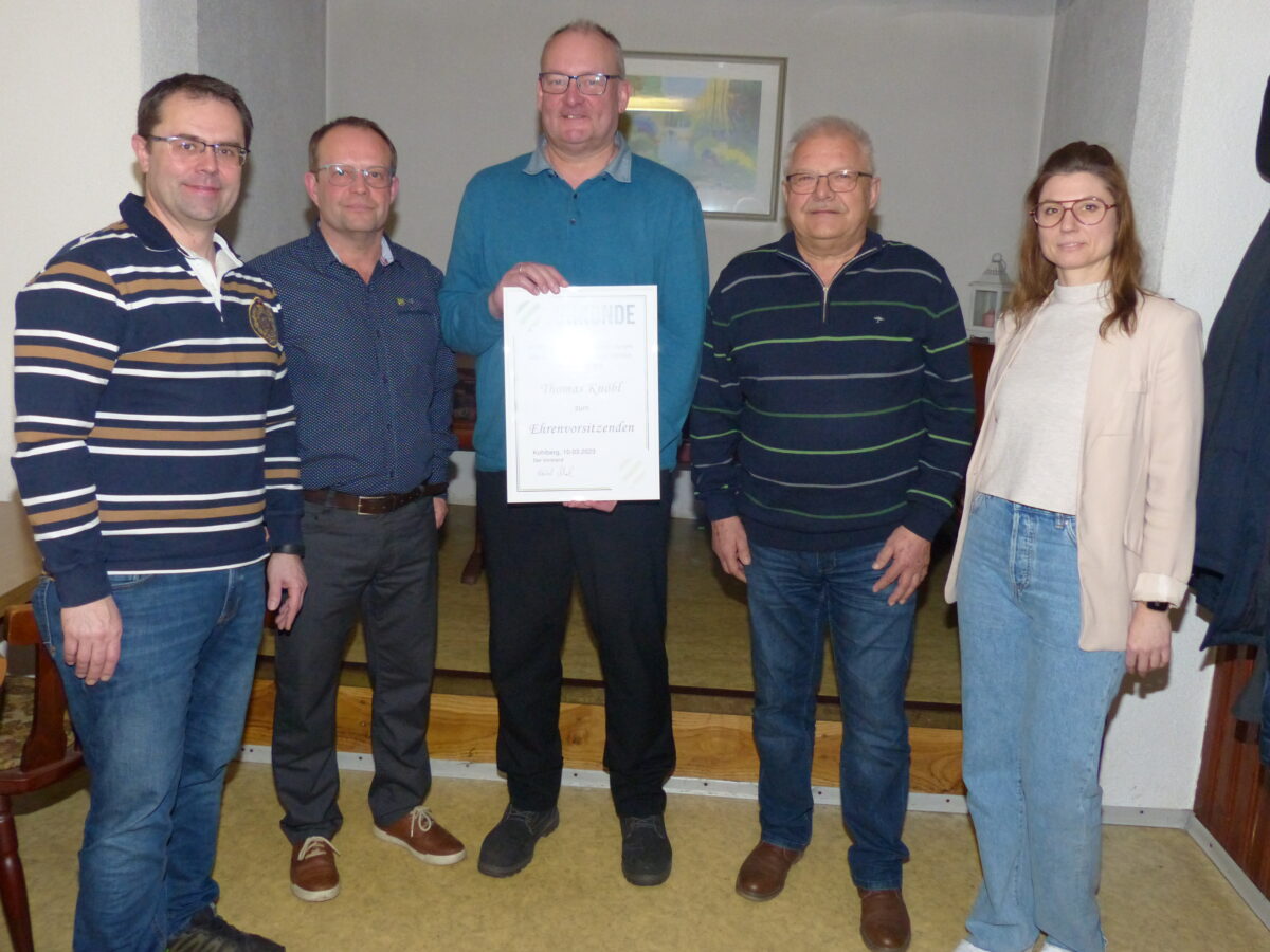 SV hat weiteren Ehrenvorsitzenden – Thomas Knöbl nahm dankend an