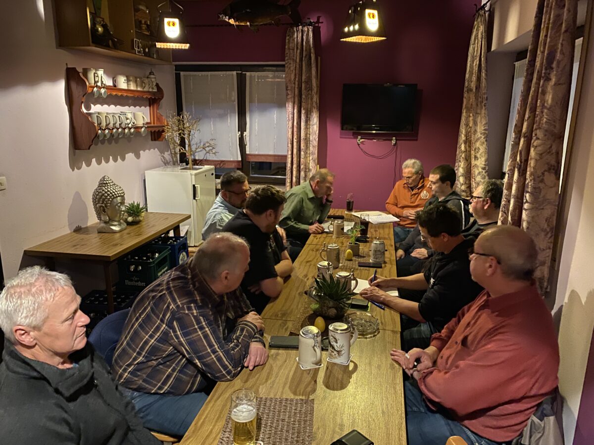 Beim Fischerstammtisch stimmts