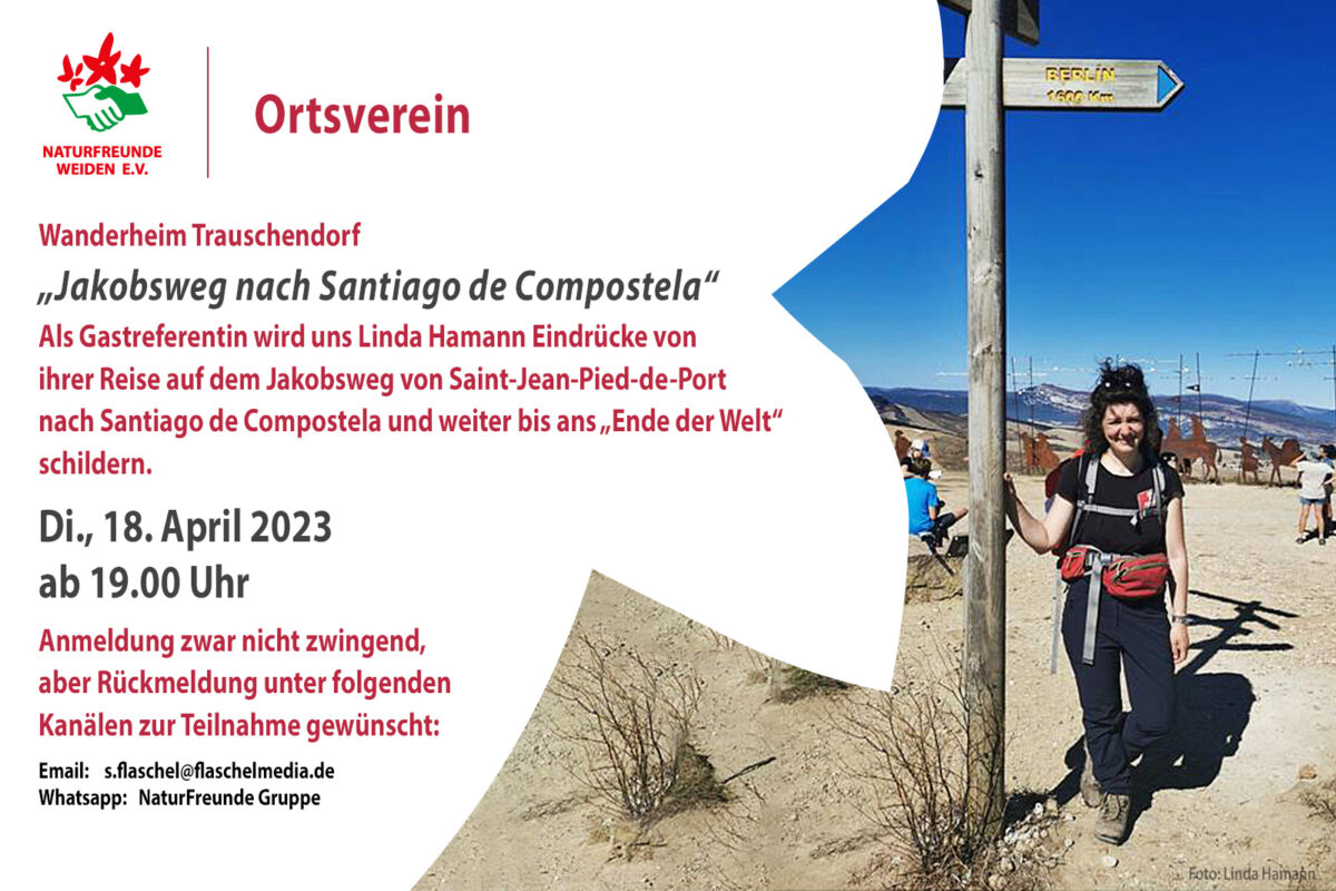 Vortrag: Äußere und innere Eindrücke vom Jakobsweg