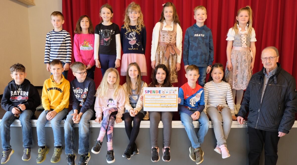 Speinsharter Kommunionkinder spenden für Kinderkrebshilfe