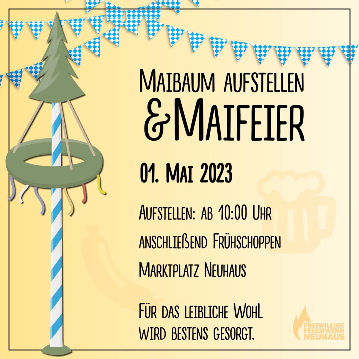 Maibaumfest in Neuhaus