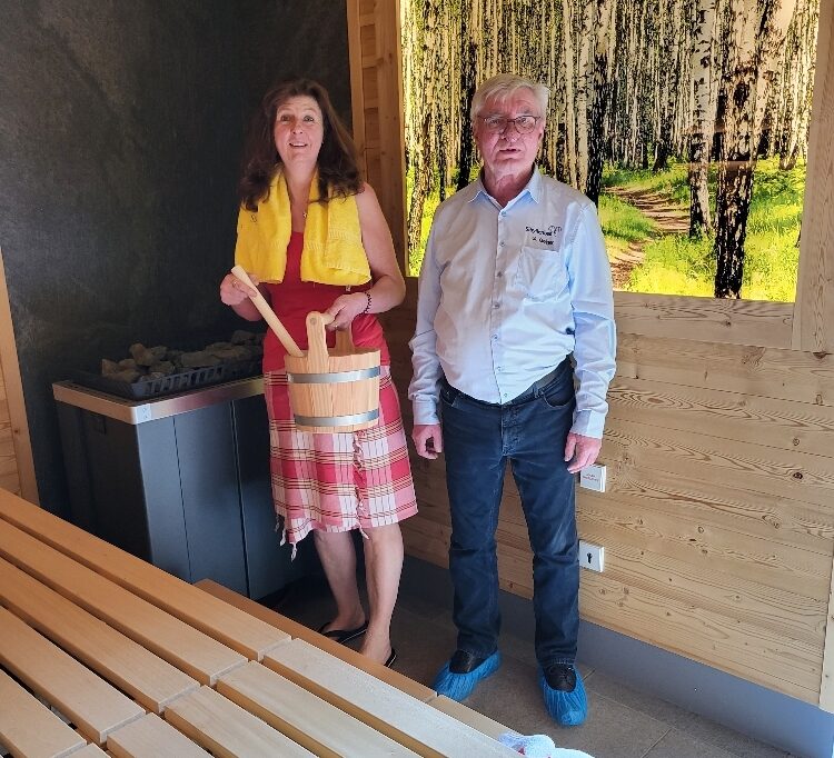 Nach Brand in der Sauna: Wiedereröffnung der Birkensauna