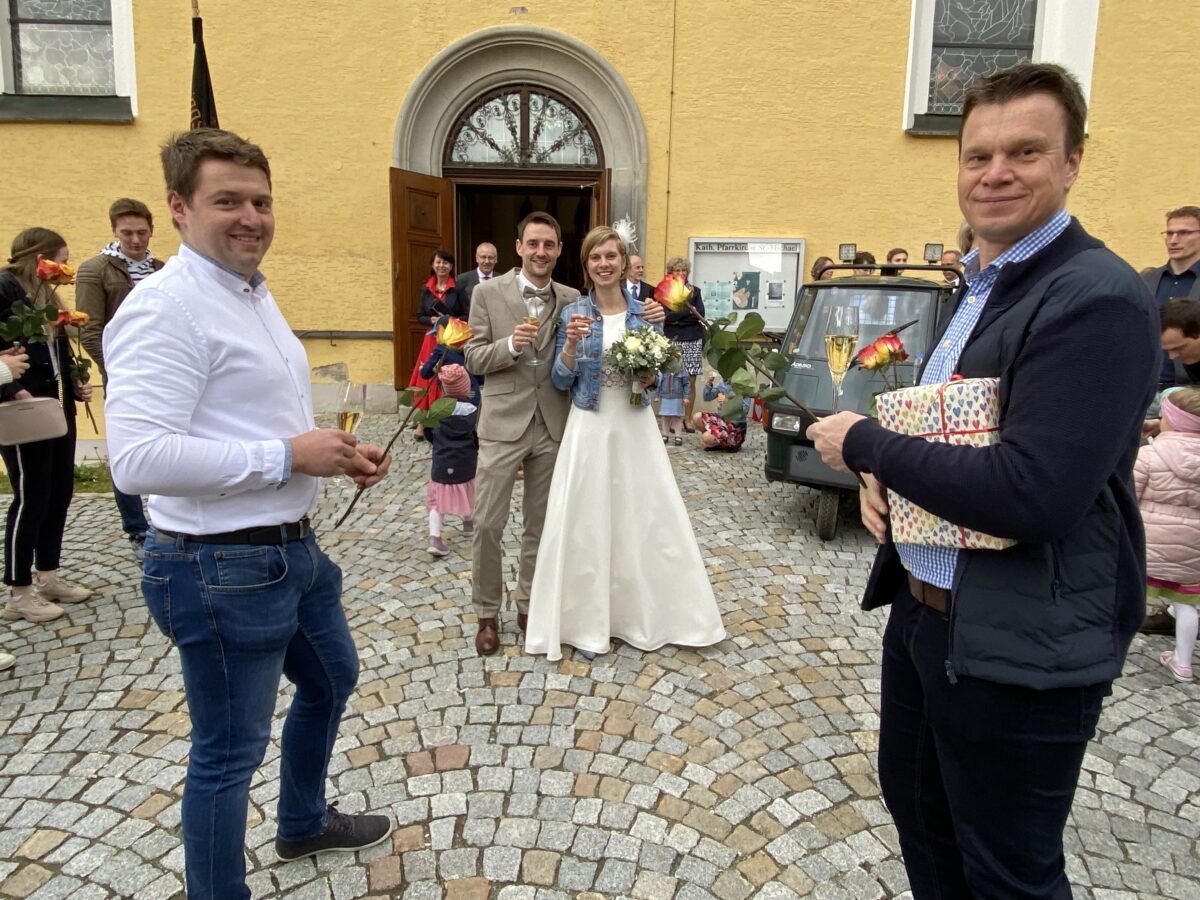 Ja-Wort in der Heimatkirche