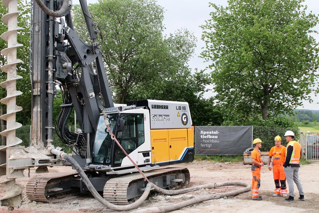 Premiere: In Weiden gibt es Deutschlands erste vollelektrische Baustelle