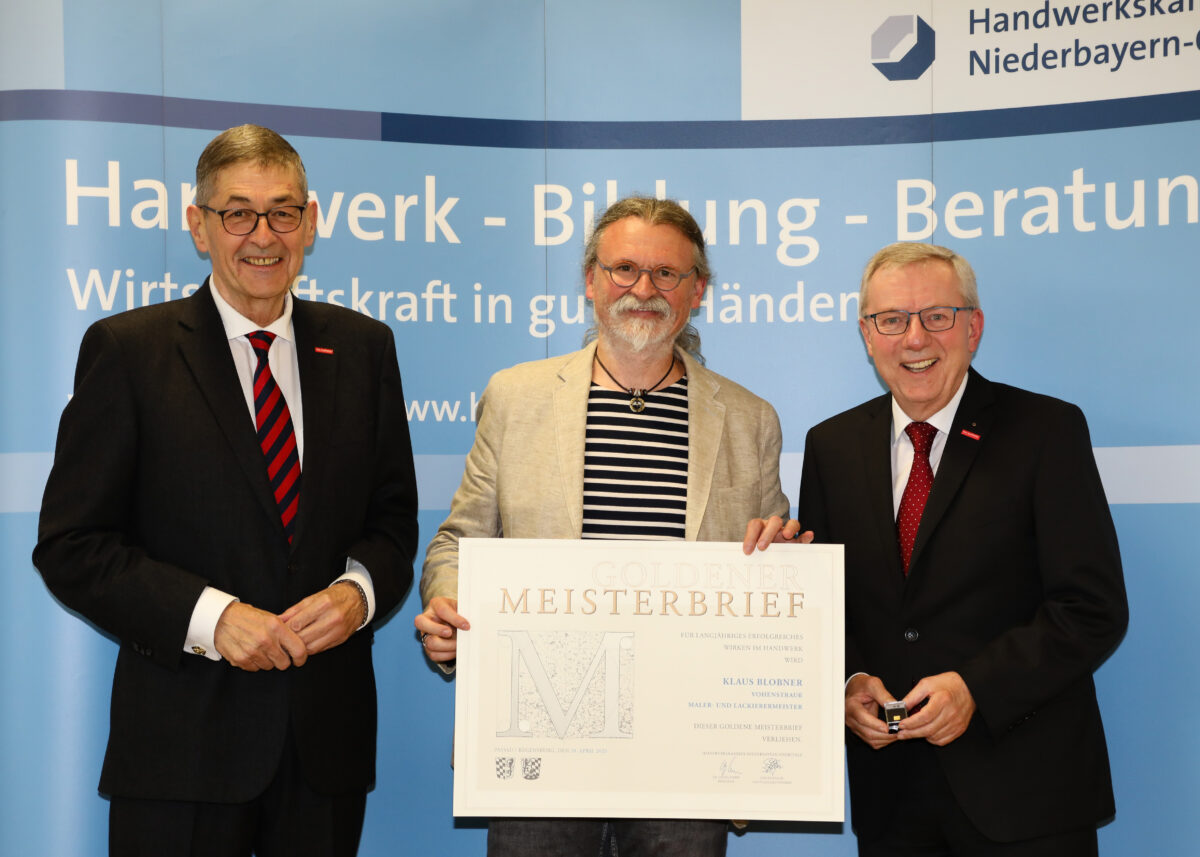 35 Jahre meisterliche Dienste im Handwerk geleistet