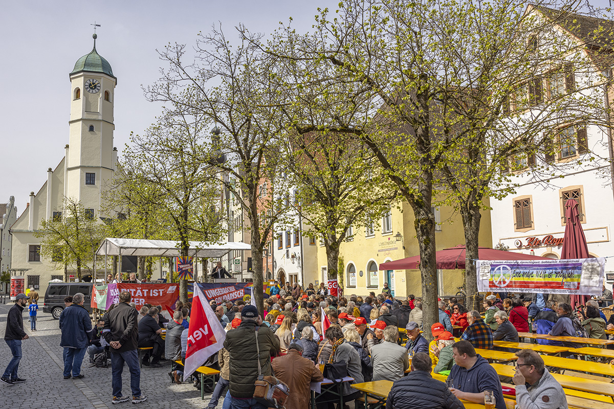 Ungebrochen solidarisch: Maikundgebung in Weiden