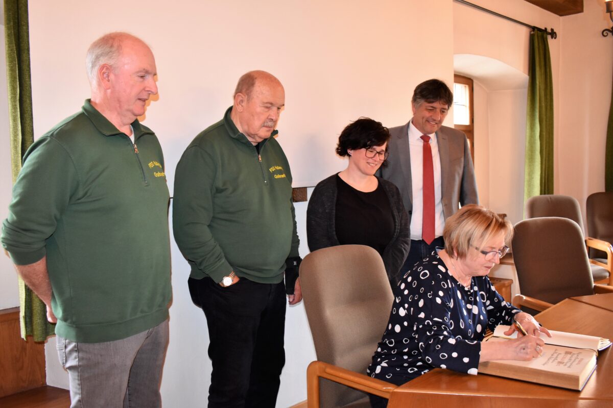 Empfang von Waltraud Hörl im Rathaus