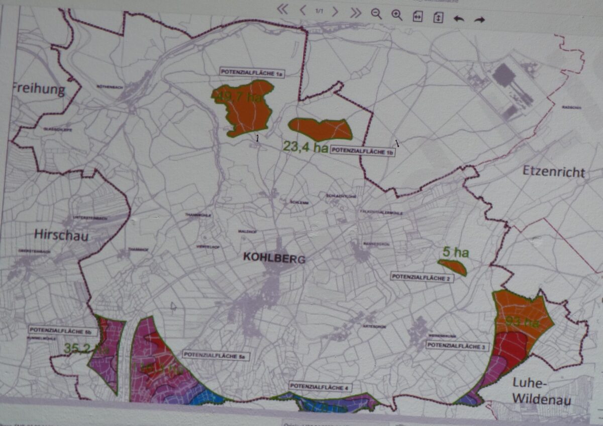 Konzentrationsflächen für Windkraftanlagen sind festgelegt