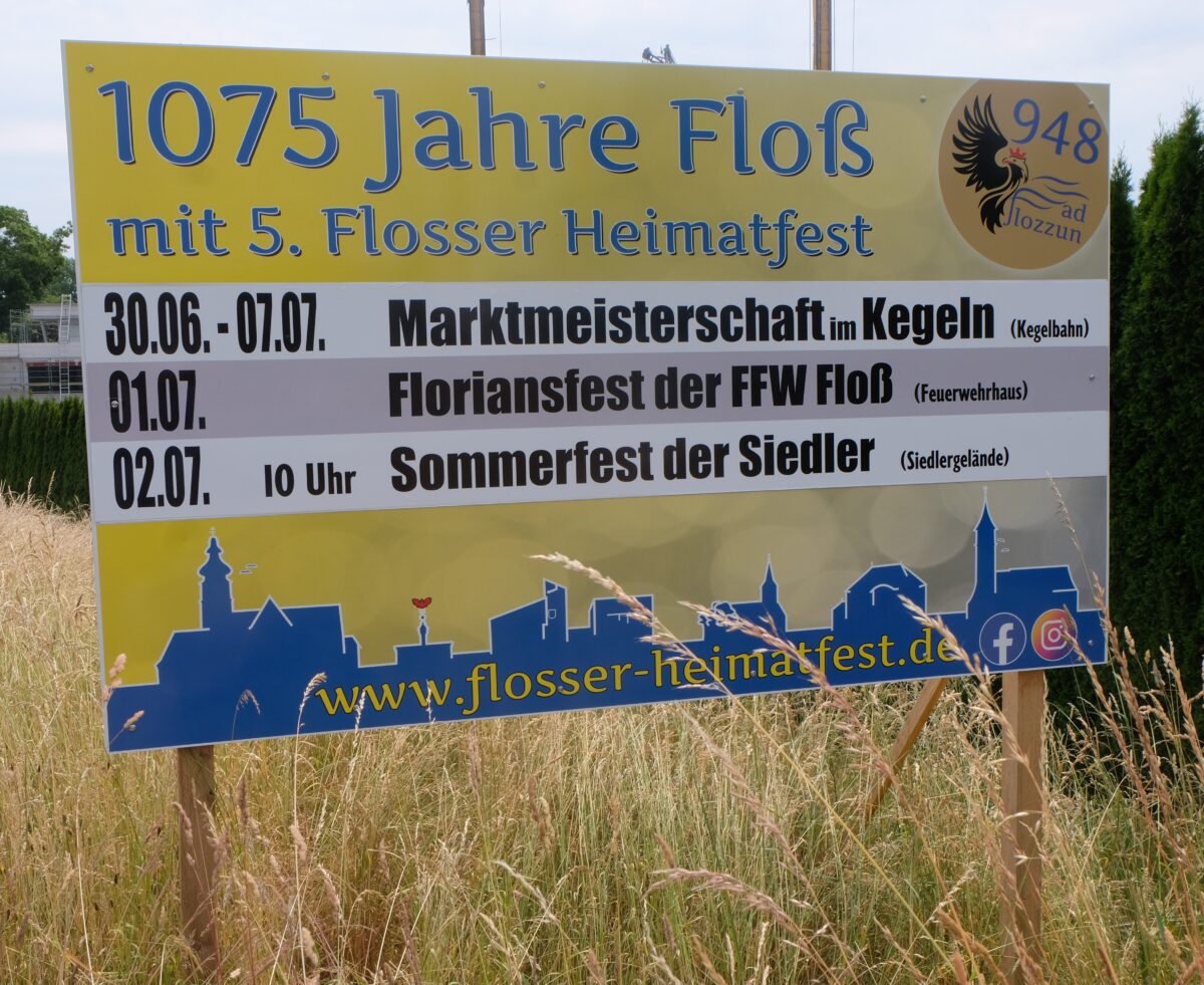 1075 Jahre – Flosser Festveranstaltungen gehen weiter