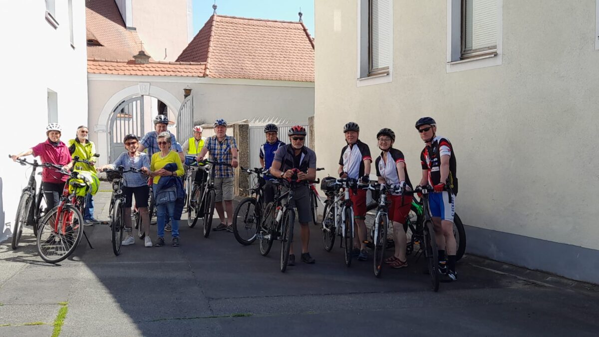 Auf dem Simultanradweg nach Kohlberg