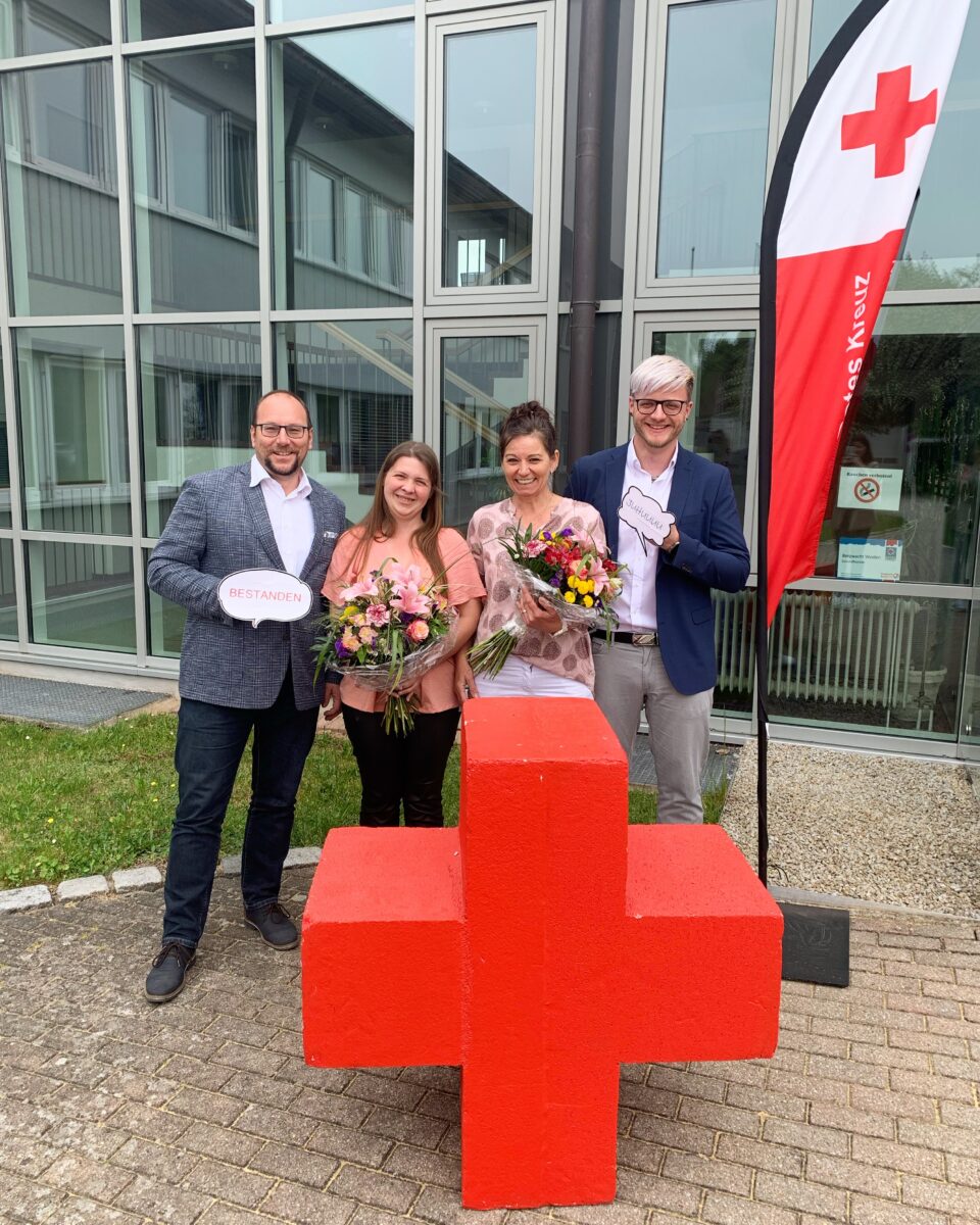 BRK freut sich über zwei neue Praxisanleiterinnen