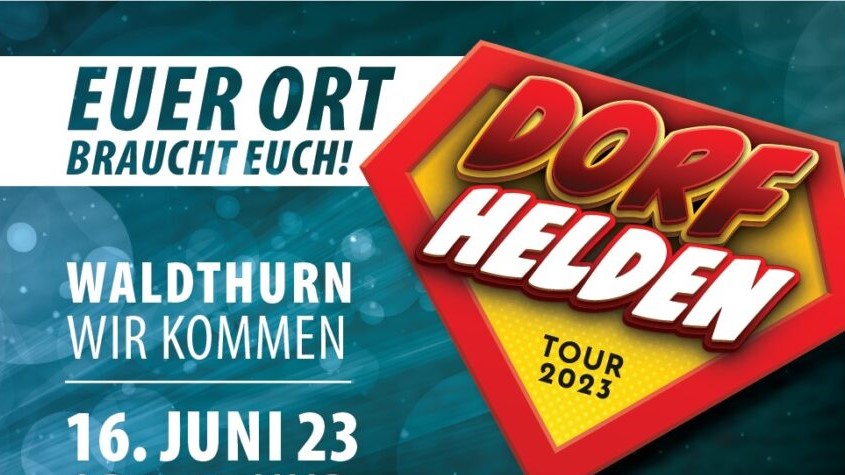 Die Dorfhelden-Tour 2023 macht Station in Waldthurn am Hostauplatz