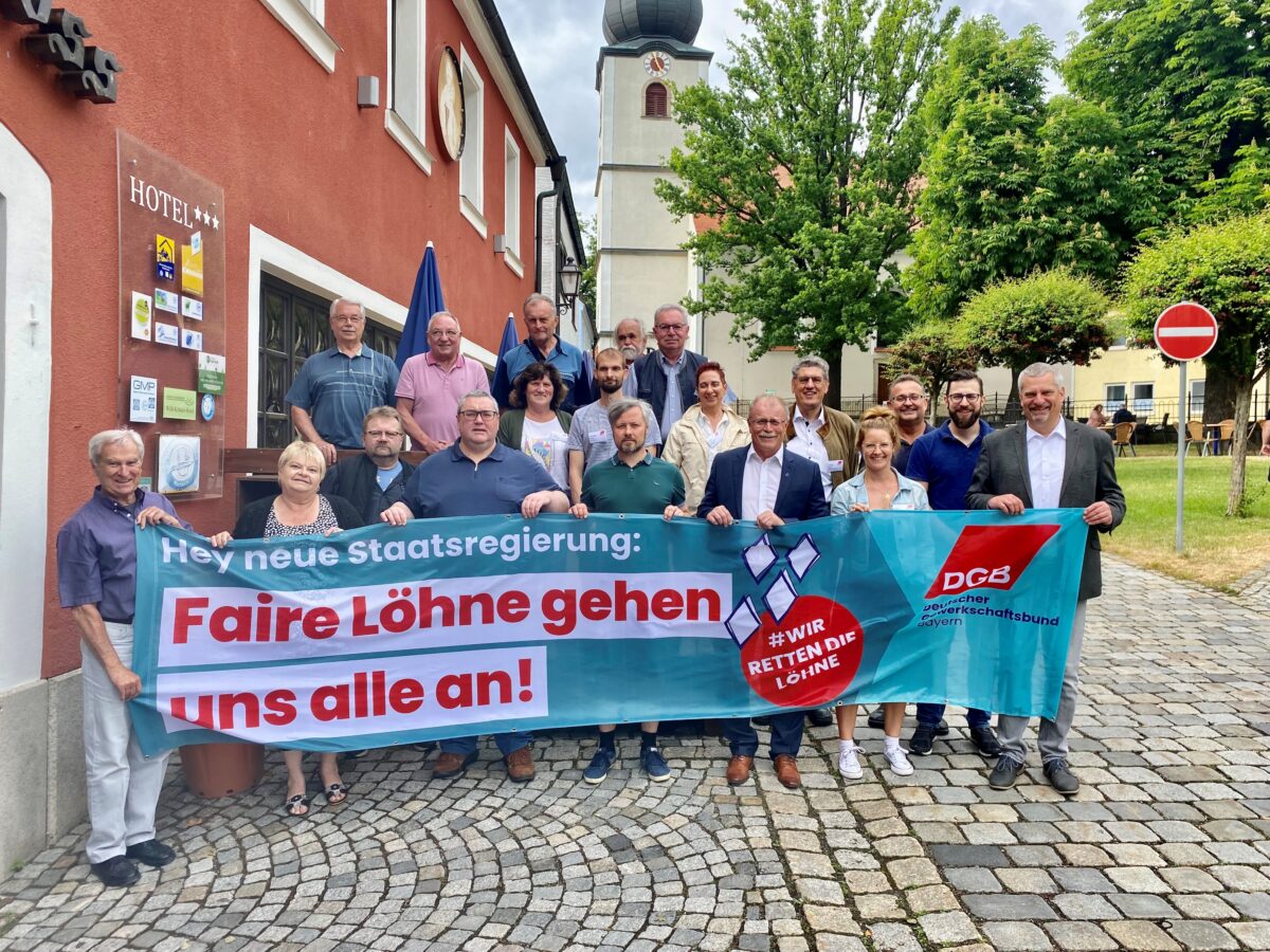 Regionsklausur des DGB Oberpfalz: „Faire-Löhne-Gesetz“ gefordert